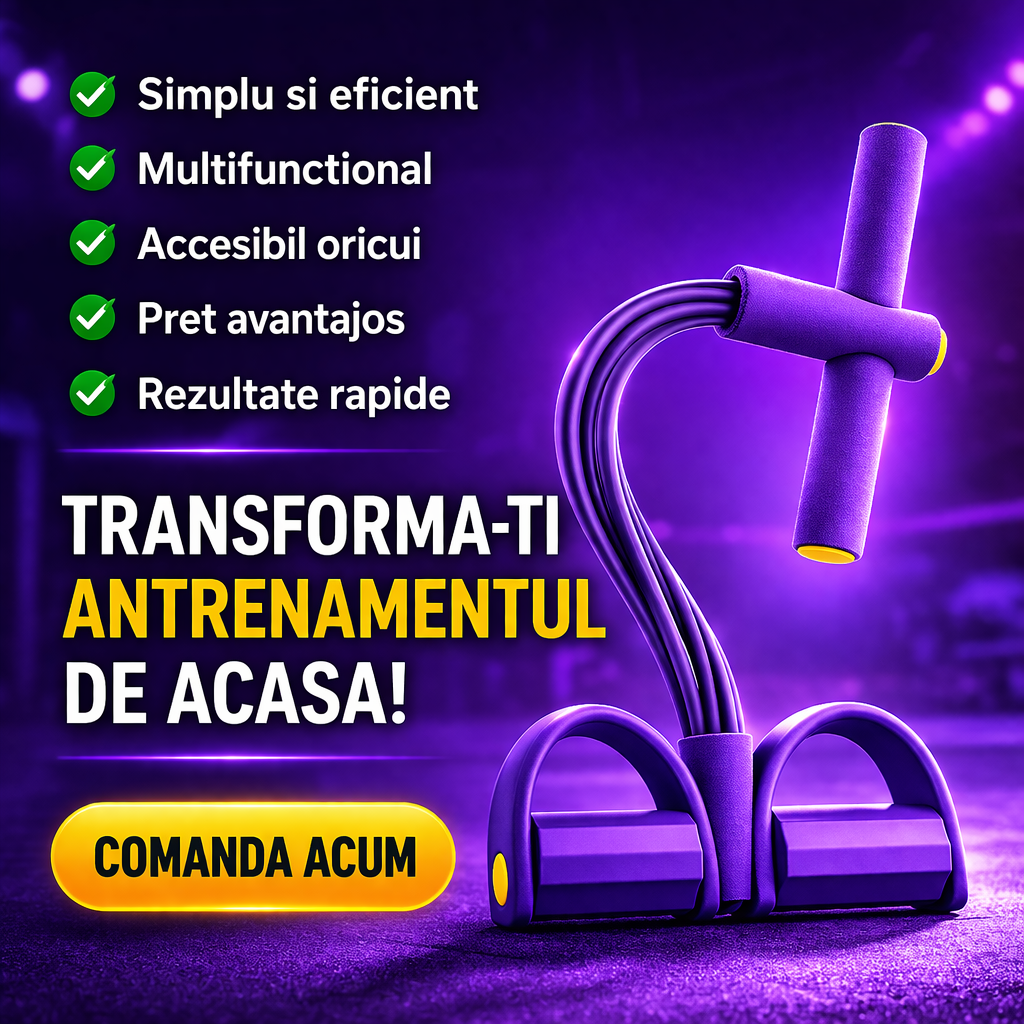 Coardă fitness  pentru slăbit și tonifiere rapidă