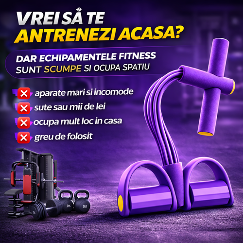 Coardă fitness  pentru slăbit și tonifiere rapidă