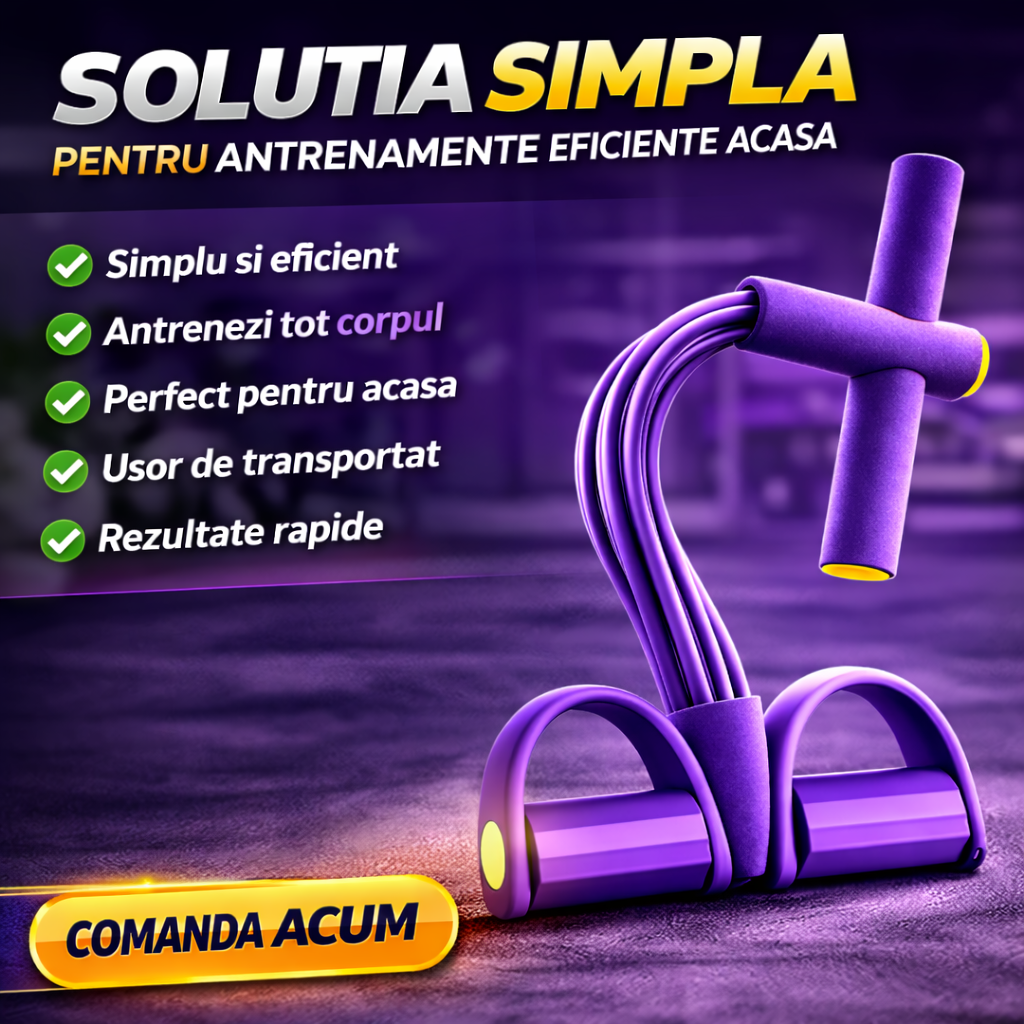 Coardă fitness  pentru slăbit și tonifiere rapidă