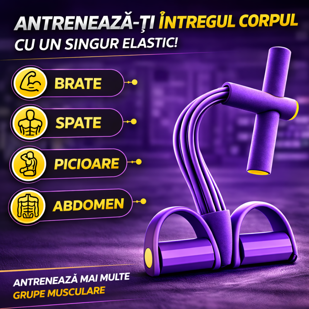 Coardă fitness  pentru slăbit și tonifiere rapidă